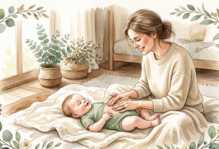 Blähungen und Koliken beim Baby lösen, Titelbild des Ratgebers