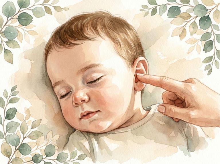 Akupressur bei Baby und Kleinkind: Mutter hält sanft den Fuß ihres Babys