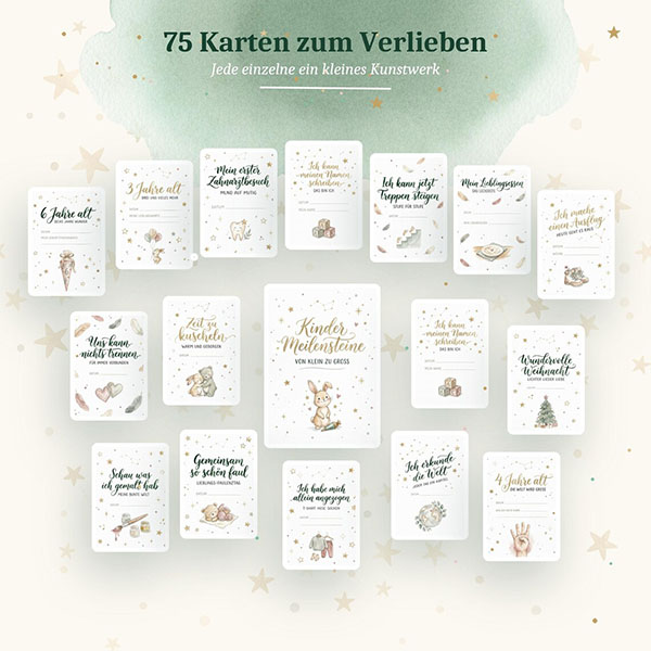 Meilensteinkarten | Kinder von 1 bis 6 Jahre - 75 Karten – Bild 11