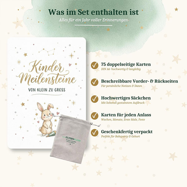 Meilensteinkarten | Kinder von 1 bis 6 Jahre - 75 Karten – Bild 7