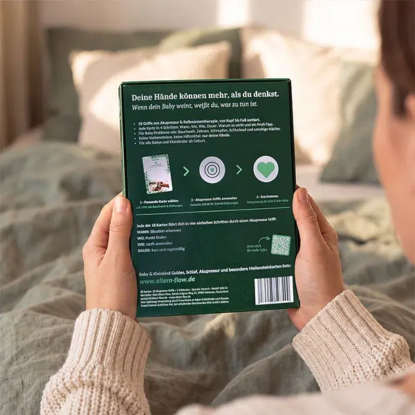 Komplett-Paket Gedruckt: SOS Guide + Schlafguide + Akupressur Karten + Meilensteinkarten – Bild 15