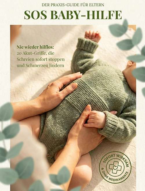 SOS Baby-Guide Cover mit Akupressur-Griffen