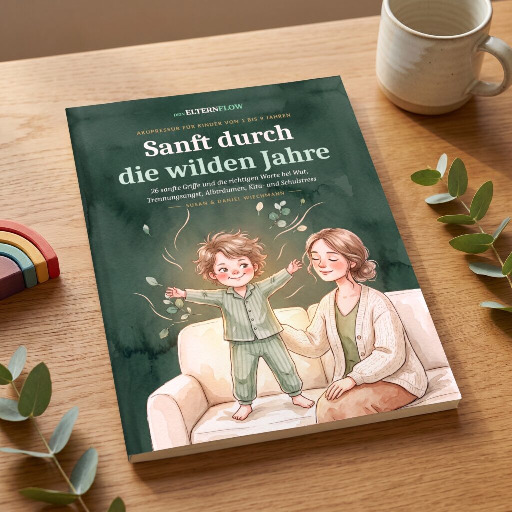 Das Buch Sanft durch die wilden Jahre auf dem Tisch