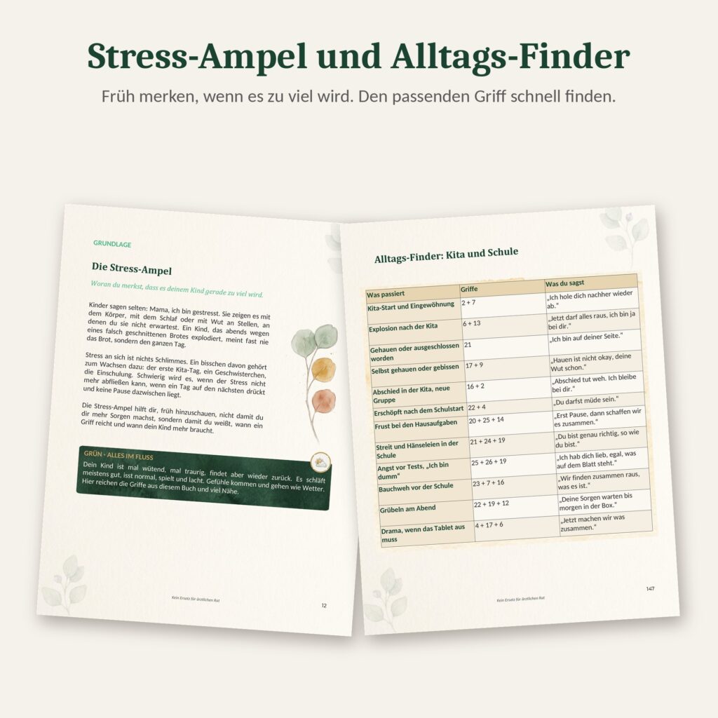 Die Stress-Ampel und der Alltags-Finder