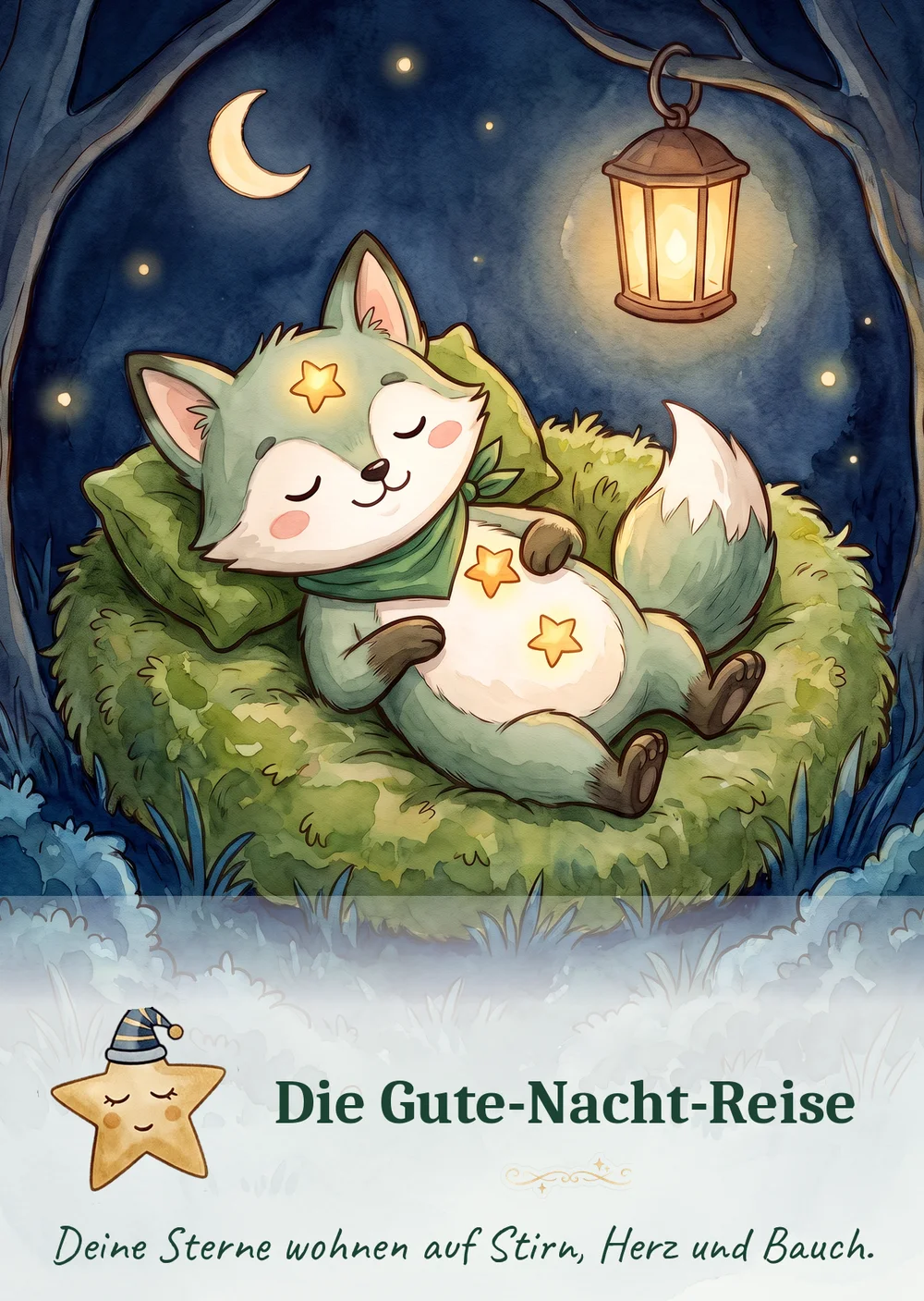 Ff karte 17 die gute nacht reise vorne