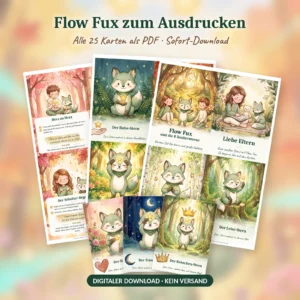 Flow Fux und die 8 Zaubersterne | Mitmach-Karten als PDF