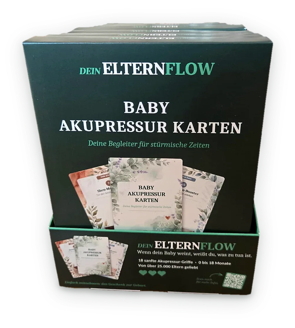Thekendisplay baby akupressur karten vorderseite
